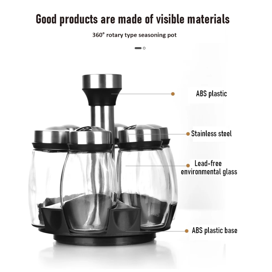 Kit x6 Organizador Especiero Giratorio